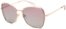 På billedet ser du variationen Irregulær solbriller til kvinder, Queen fra brandet Solbrillerne.dk i en størrelse H: 60 cm. B: 19 cm. L: 144 cm. i farven Pink