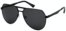 På billedet ser du variationen Pilot solbriller til mænd, Luxe fra brandet Solbrillerne.dk i en størrelse H: 61 cm. B: 13 cm. L: 142 cm. i farven Sort